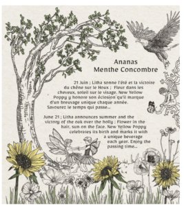 Étiquette Arrière -Litha par Maison Paula pour New Yellow Poppy